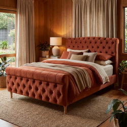 Królewski komplet wypoczynkowy – łóżko Chester ze skrzynią