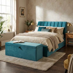 Łóżko Spark w komplecie ze skrzynią – elegancja i harmonia w Twojej sypialni