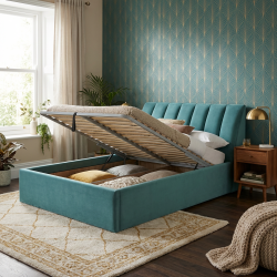 Łóżko Spark w komplecie ze skrzynią – elegancja i harmonia w Twojej sypialni