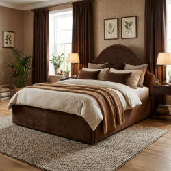 Łóżko Sisi – królewski odpoczynek w welurowej oprawie