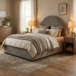 Łóżko Sisi – królewski odpoczynek w welurowej oprawie