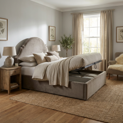 Łóżko Sisi – królewski odpoczynek w welurowej oprawie