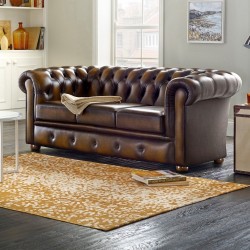 Chesterfield Benedict - pikowana sofa w stylu angielskim