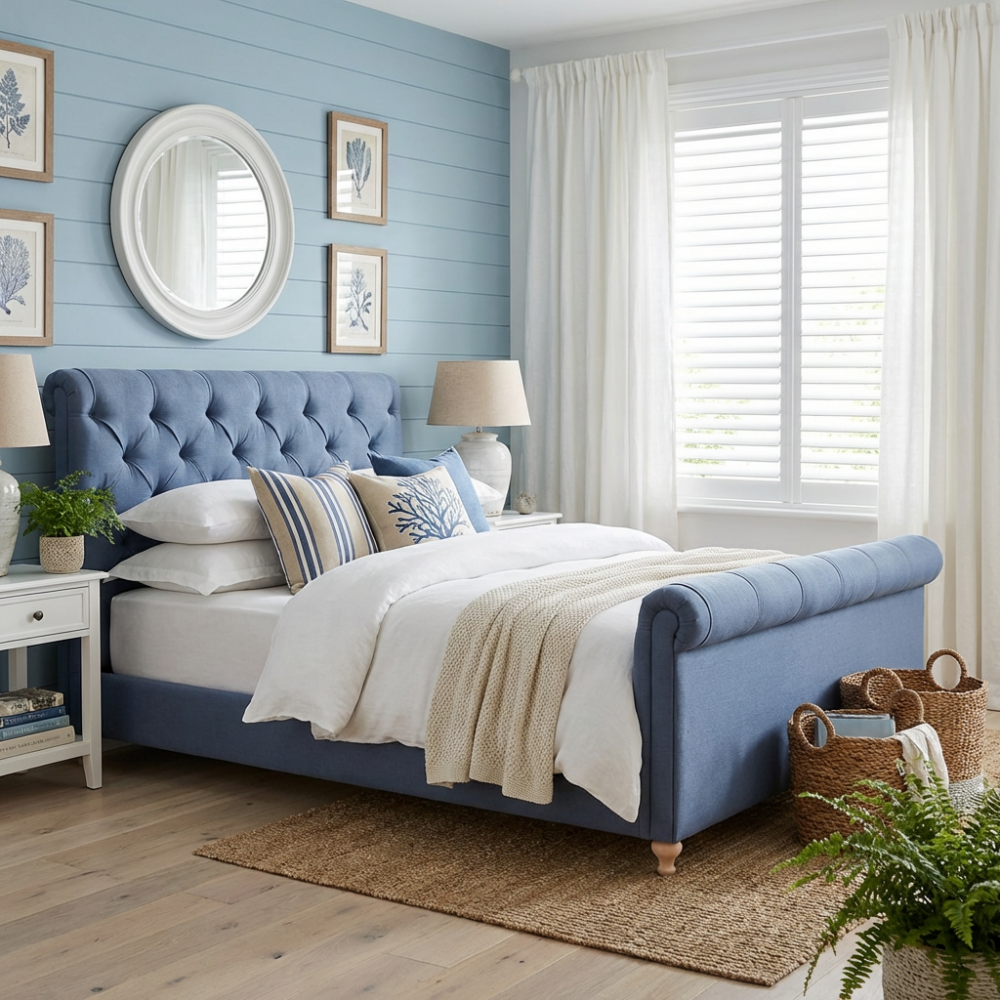 Łóżko Klarissa – powiew morskiej bryzy w Twojej sypialni Łóżko Klarissa – powiew morskiej bryzy w Twojej sypialni