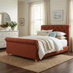 Łóżko Klarissa – powiew morskiej bryzy w Twojej sypialni