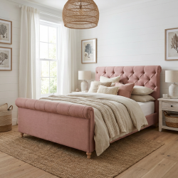 Zestaw Klarissa – romantyczna harmonia w kolorze zgaszonego różu