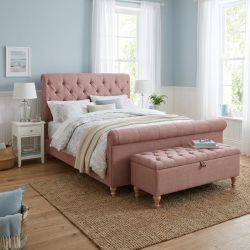 Zestaw Klarissa – romantyczna harmonia w kolorze zgaszonego różu