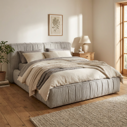 Łóżko Mono – aksamitne ciepło w minimalistycznej formie