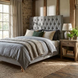 Łóżko Juan – szlachetny len w rzemieślniczej odsłonie