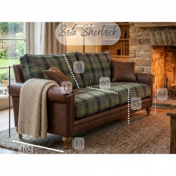 Sofa Sherlock – brytyjska elegancja i bezkompromisowy komfort