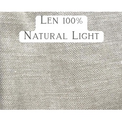 Len tapicerski 100% Natural Light – autentyczne piękno natury