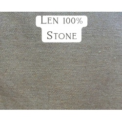 Len tapicerski 100% Stone – szlachetny splot w nowoczesnym wydaniu