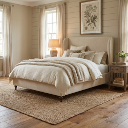 Łóżko Frou Frou – otulająca elegancja w buduarowym stylu