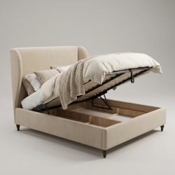 Łóżko Frou Frou – otulająca elegancja w buduarowym stylu