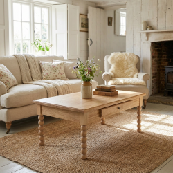 Stolik dębowy NO.64 – rzemieślnicza finezja w naturalnym wydaniu