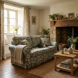 Sofa Flower 186 w kwiaty – romantyczna dusza Twojego salonu