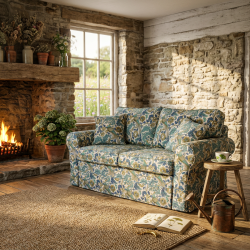 Sofa Flower 186 w kwiaty – romantyczna dusza Twojego salonu