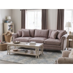 Duża stylowa sofa z ćwiekami Lori 260