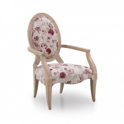 Matilde - fotel w róże