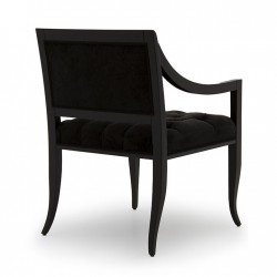 Calliope - pikowane krzesło glamour