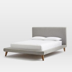 Terenzio - proste łóżko ze skośnymi nóżkami