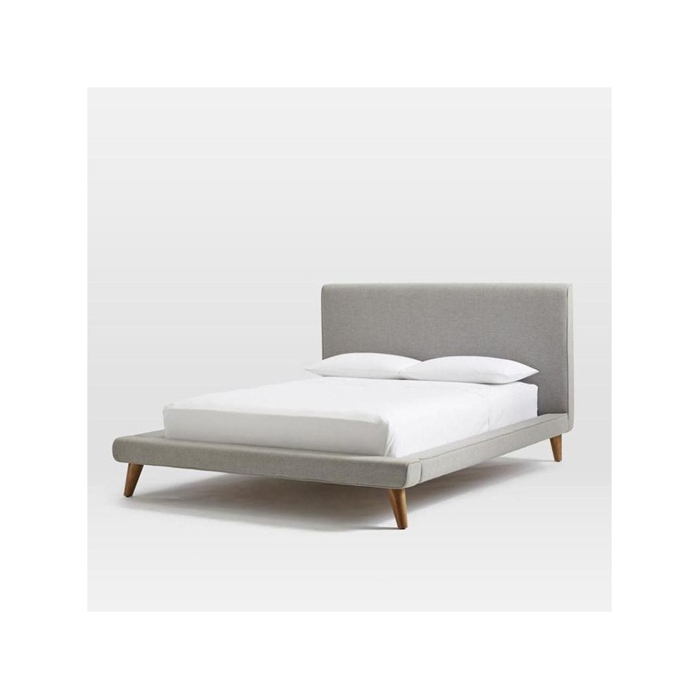 Terenzio - proste łóżko ze skośnymi nóżkami