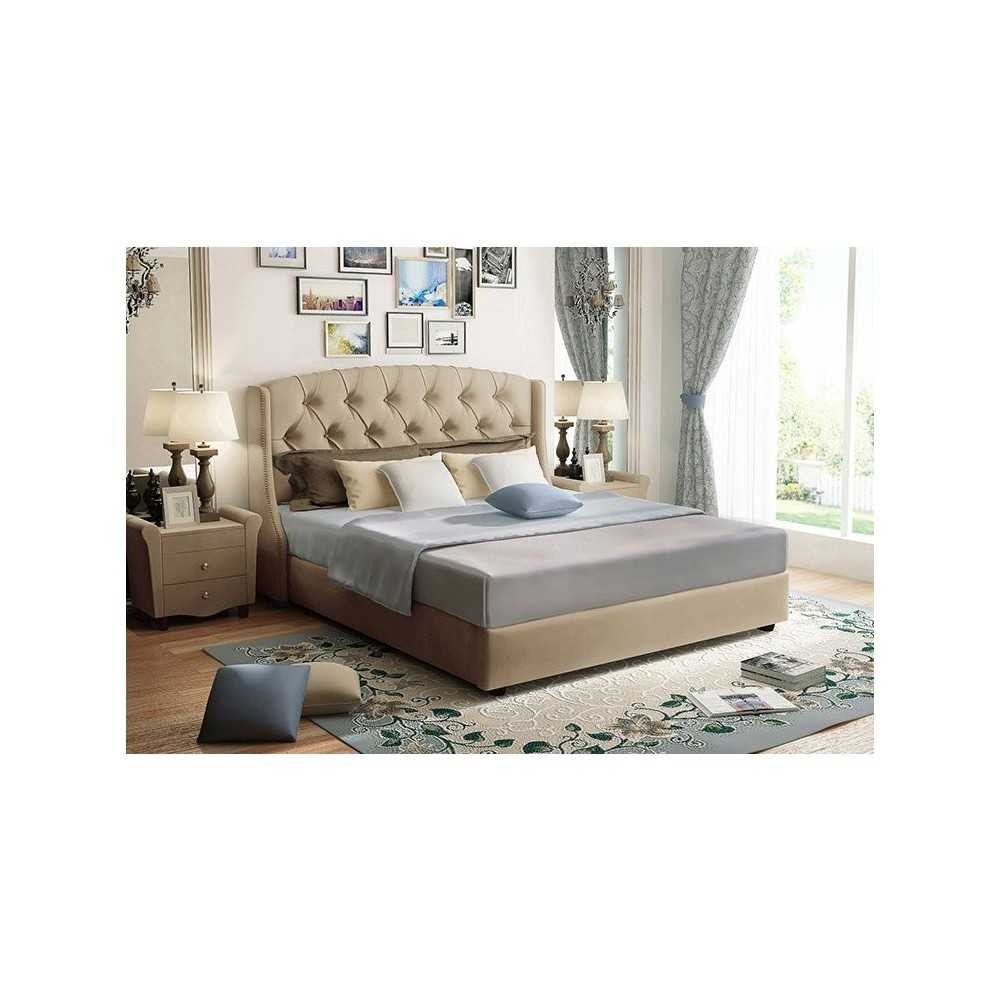 Accio - pikowane łóżko wysoki zagłówek Accio - pikowane łóżko wysoki zagłówek