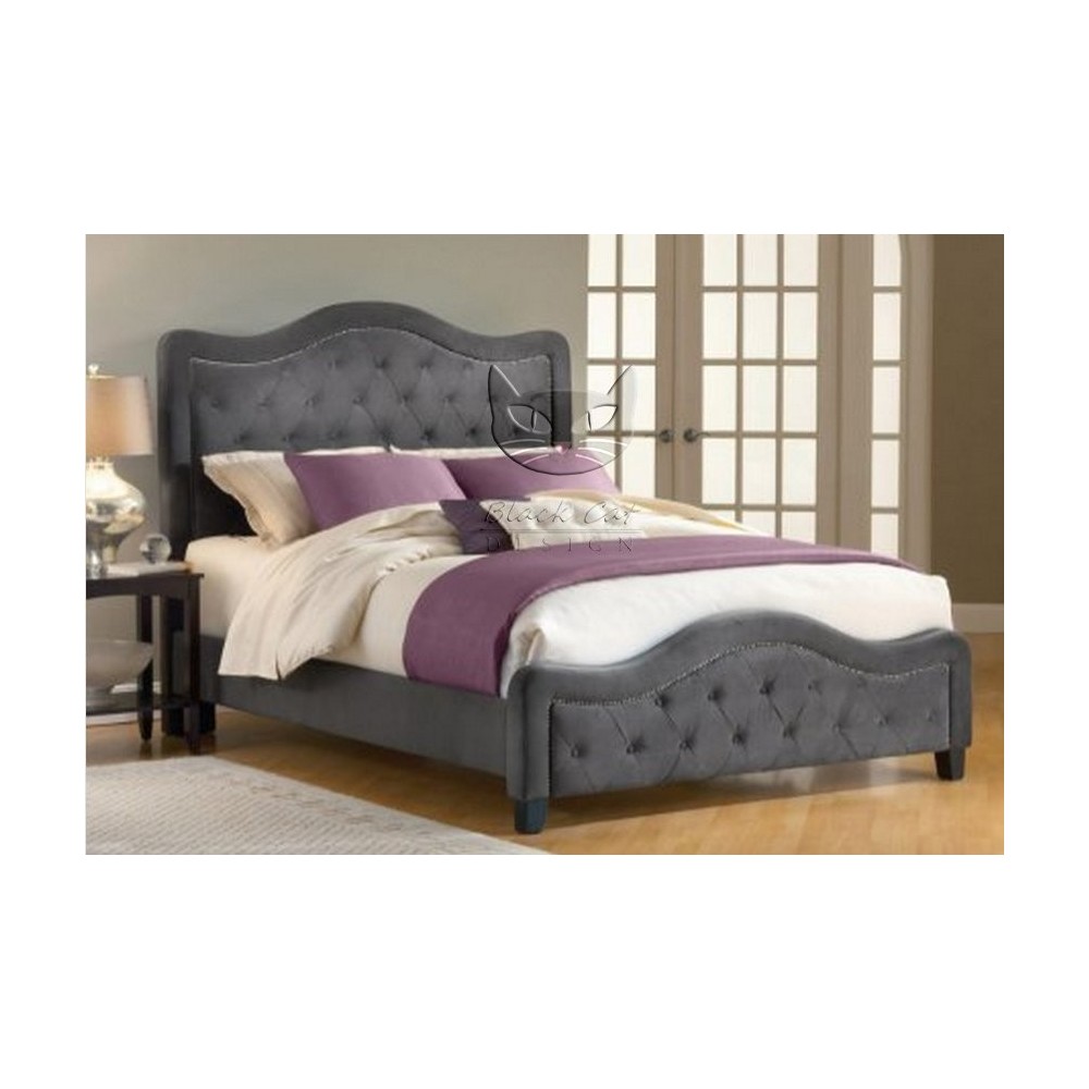 Romantico - klasyczne stylowe łóżko pikowane