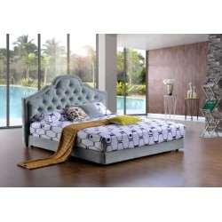 Daglesia - pikowane łóżko w stylu glamour