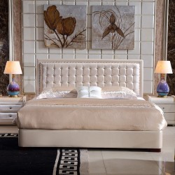 Jadeit - oryginalnie pikowane łóżko