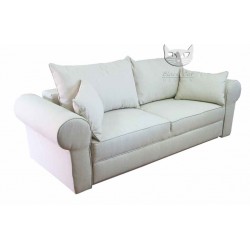 Sofa klasyczna z funkcją spania - Rosaly 266 cm/FS - bok 33 cm