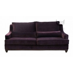 Brązowa sofa w stylu retro - Lukrecja 215 cm/BF