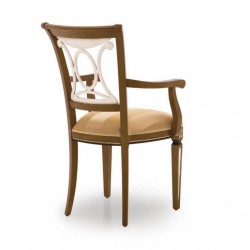 Archetto - drewniane krzesło z podłokietnikami