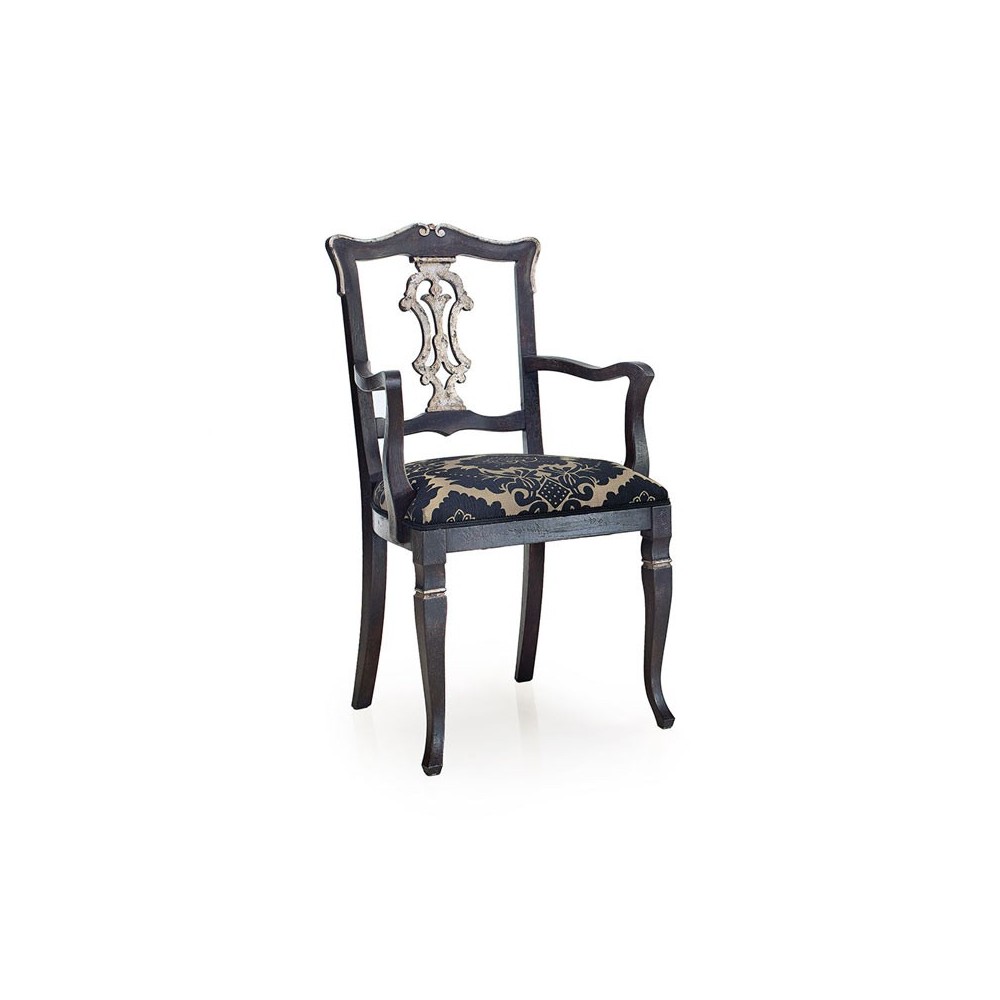 Ducale - krzesło rustykalne z podłokietnikami