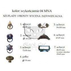 Konsola NO.02 - konsola z blatem dębowym