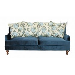 Sofa z kwiatowymi poduchami - Marlene 220 cm/BF