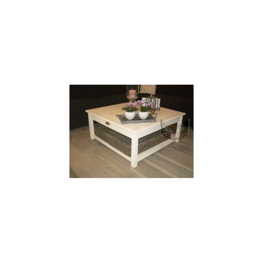Stolik NO.02 - klasyczny biały stolik
