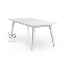 Stół Ron 160x90 - biały stół skośne nogi