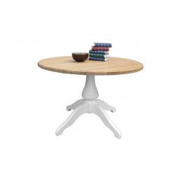 Stół Bolero - okrągły stół na jednej nodze w stylu Provence