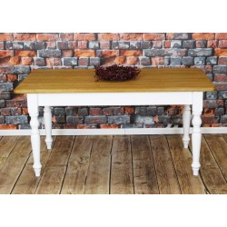 Stół Bianco lux 160x90 - meble stylowe drewniane