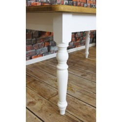 Stół Bianco lux 160x90 - meble stylowe drewniane