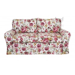 Flower 206 - prowansalska sofa nierozkładana