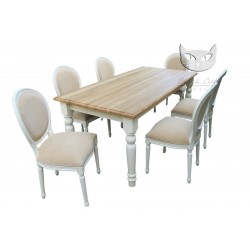 Stół Sevilla 210x100 -  klasyczny stół z blatem dębowym