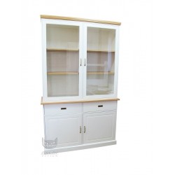 Witryna w stylu angielskim z dębowymi wieńcem NO.12