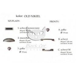 Witryna NO.12 - duża, dębowe wykończenie