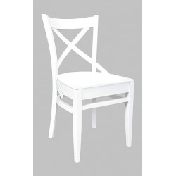 Białe krzesło w stylu cottage Venice