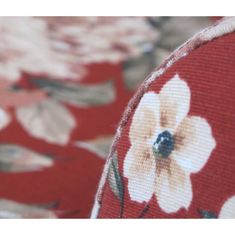 Czerwona tkanina w kwiaty Flower 146 cm/FS Czerwona tkanina w kwiaty Flower 146 cm/FS