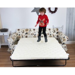 Sofa w kwiaty z funkcją spania - Christine 208