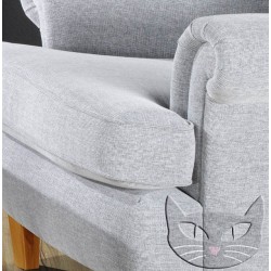 Babciny - fotel z wysokim oparciem uszak