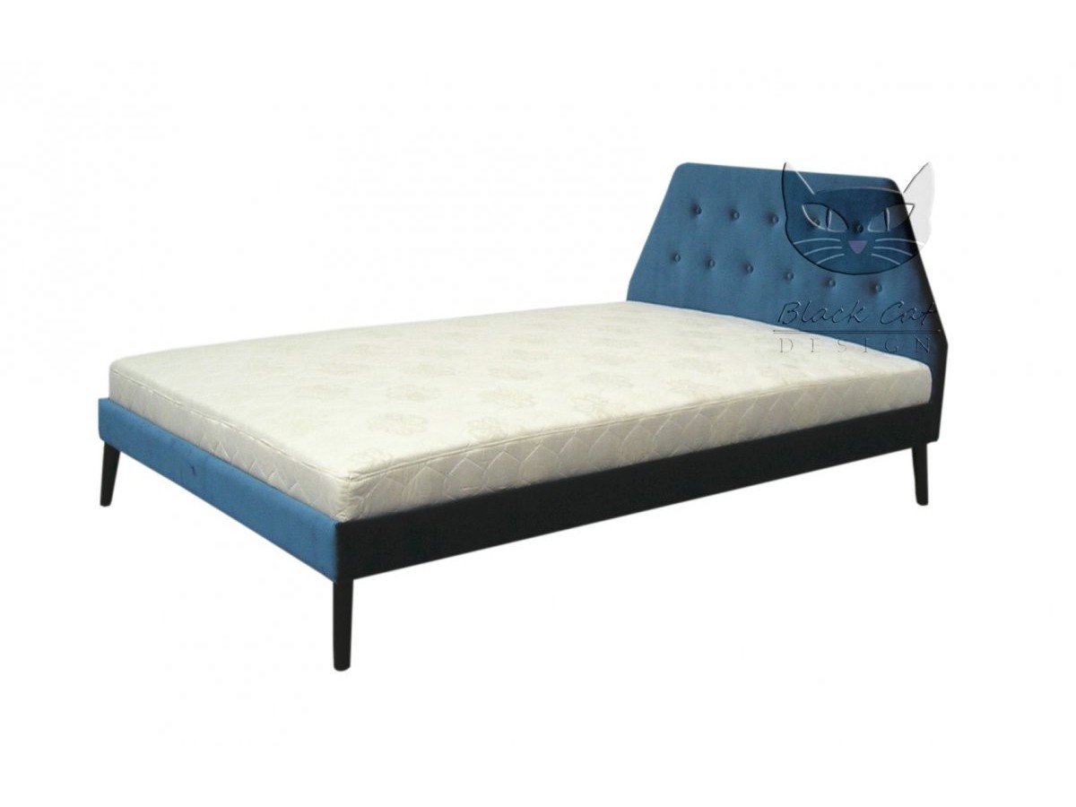 Klasyczne łóżko tapicerowane - Teddy 140x200